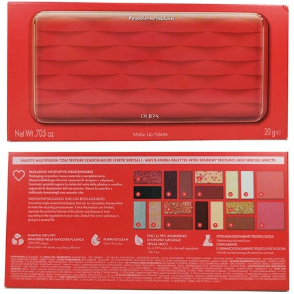 PUPA Palette L 18 Eyeshadow Make Up for Women's Eyes 20g