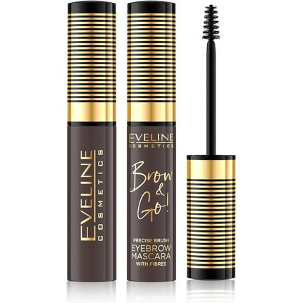 Eveline Brow & Go! Eyebrow Mascara 02 Dark 6ml