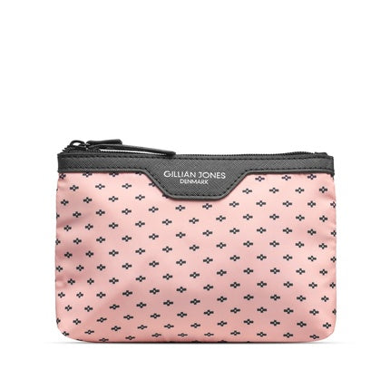 Gillian Jones Makeup Purse - Rose With Black Print