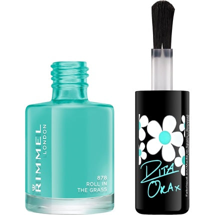 Rimmel London Rita Ora 60 Seconds Super Shine Nail Polish 878 Roll in the Grass 8ml