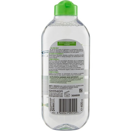 Garnier Micellar Water Daily Cleanser 400ml Fresh