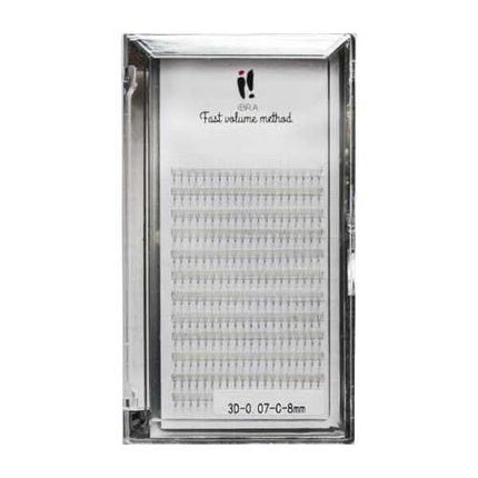Fast Volume 3D Eyelashes for Volume Method 0.07 C-8mm Ibra