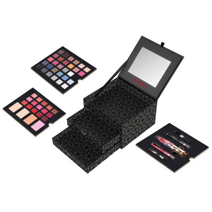Deborah Milano Women's Makeup Jewel Box Gift Set - Mascara, Eye Pencil, Lipstick, Lip Gloss, Face Powder in Various Finishes and Colors