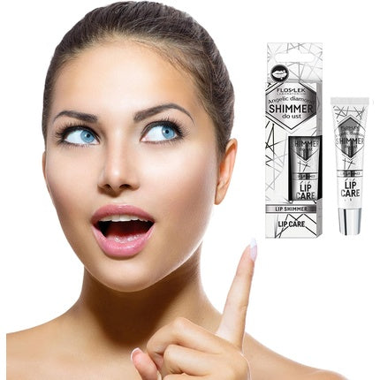 Floslek Lip Care Shimmer Transparent Lip Gloss Angelic Diamond 10g