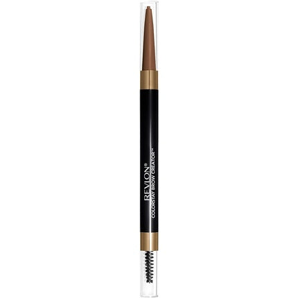 Revlon Colorstay Eyebrow Pencil Creator with Powder and Spoolie Brush to Fill Define Sculpt Shape and Diffuse Perfect Brows 605 Soft Brown