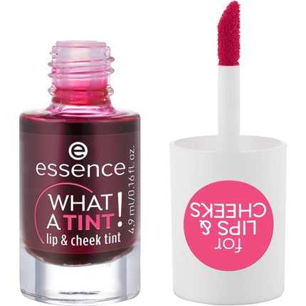 Essence What a Tint Lip & Cheek Tint Long-Lasting Liquid Blush & Lip Stain Vegan & Cruelty Free