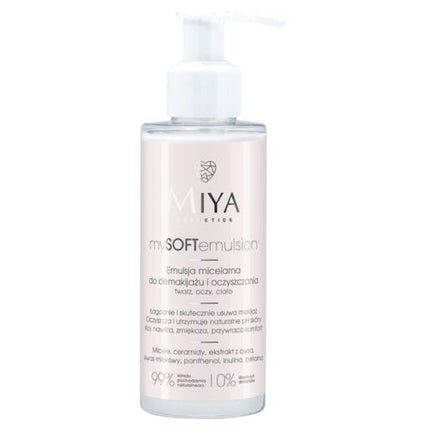 MySOFTemulsion Micellar Emulsion for Makeup Removal and Cleansing 140ml