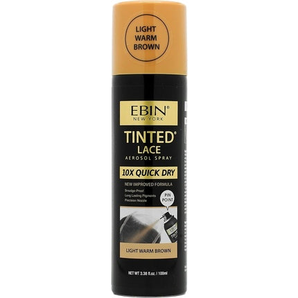 EBIN NEW YORK Tinted Lace Spray 3.38oz 100ml Light Warm Brown