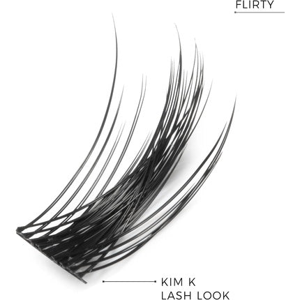 Nanolash Flirty Eyelash Extensions In Clusters - 36 Pieces