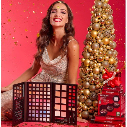 Deborah Milano Make Up Book Volume 4 with Eyeshadows, Lipsticks, Gloss, and Powder in Various Finishes and Colors