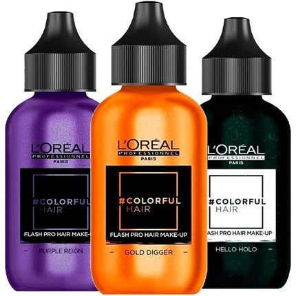 L'oreal Colorful Hair Flash Golden Bubbles 60ml Hair Make Up