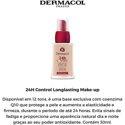 Dermacol 24H Control Liquid Foundation with Coenzyme Q10 for Dry and Oily Skin 30ml
