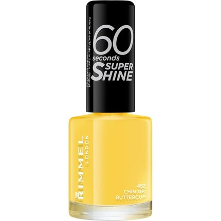 Rimmel 60 Seconds Super Shine Nail Polish 8ml Chin Up Buttercup