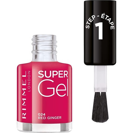 Rimmel London Super Gel Nail Polish by Kate 24 Red Ginger 12ml