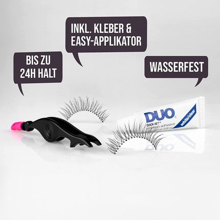 ARDELL Deluxe Pack Style 110 Real Hair False Eyelashes with Duo Eyelash Glue and Applicator
