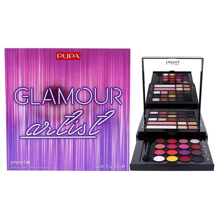 PUPA Milano Pupart M All-In-One Face, Eye, and Lip Make-Up Palette 004 Glamour Artist 0.7oz