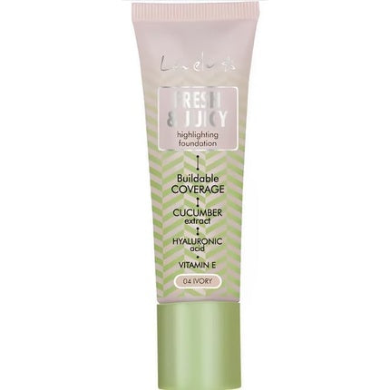Lovely Fresh & Juice Highlighting Foundation 04 Ivory - 25g
