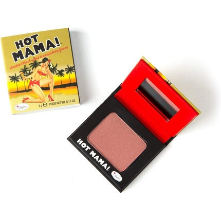 Thebalm Hot Mama! Shadow/Blush Subtle Highlighter Peachy Pink Shade Travel Size