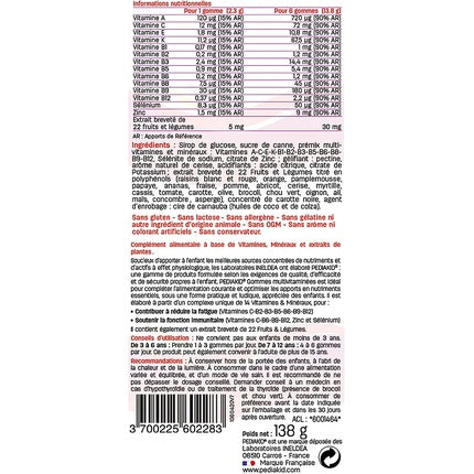 Pediakid Multivitamin Gummies 60 Gums