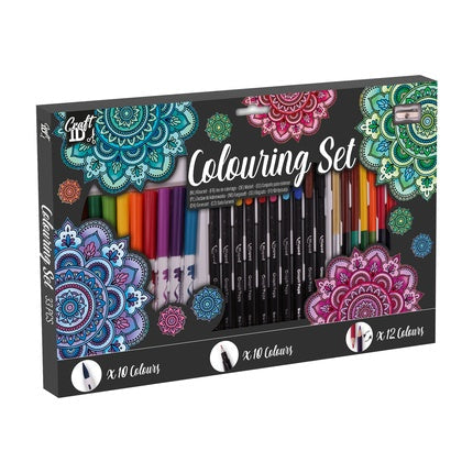 Craft Id Colouring Set 33 Pieces Cr5005ge