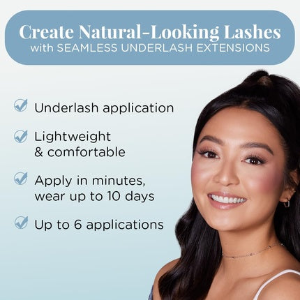Ardell Seamless Underlash Extensions Kit Faux Mink 36 Assorted Lengths Customizable DIY Lash Clusters Includes Bond & Seal Remover Applicator