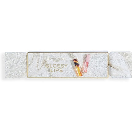 Revolution Pro Glossy Lips Set Rose Lip Oil and Glow Lip Oil Included