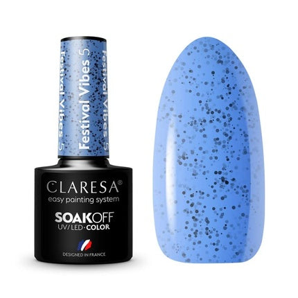 Festival Vibes UV Nail Polish 5ml Claresa - Pack of 5