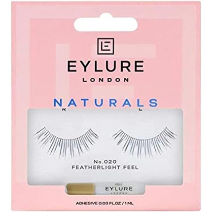 Eylure Naturalite Strip Eyelashes Naturals With Glue Natural Effect 020