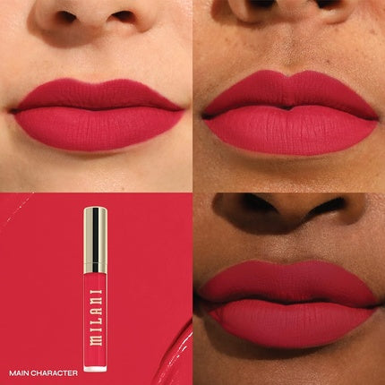 Milani Stay Put Longwear Liquid Lipstick Smudge-Proof Kiss-Proof and Fade-Resistant Formula for All-Day Wear Main Character