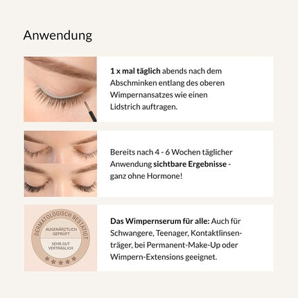 Cosphera Neverending Lashes Vegan Hormone-Free Eyelash and Eyebrow Serum 4ml