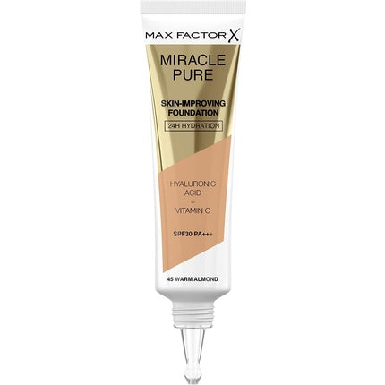 Max Factor Miracle Pure Foundation Warm Almond 45