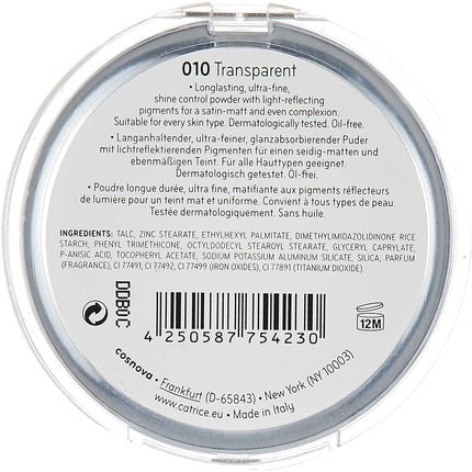 Catrice All Matt Plus Shine Control Powder Transparent 010