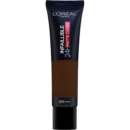 L'Oreal Paris Infallible 24H Matte Cover Foundation 385 Cocoa 30ml