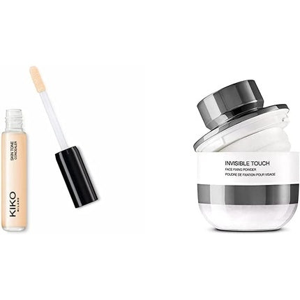KIKO Milano Skin Tone Concealer 02 with Invisible Touch Face Fixing Powder Set