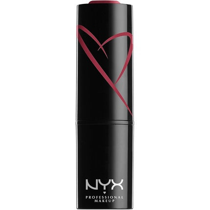 NYX Professional Makeup Shout Loud Satin Lipstick Ultra-Saturated Colour Vegan Formula Love Is A Drug 06 Love Is A Drug