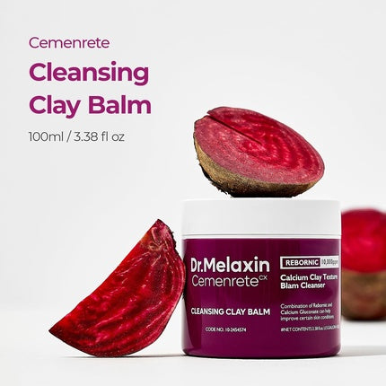 Beetroot Deep Cleansing Clay Balm Hydrating Makeup Remover with Betaine