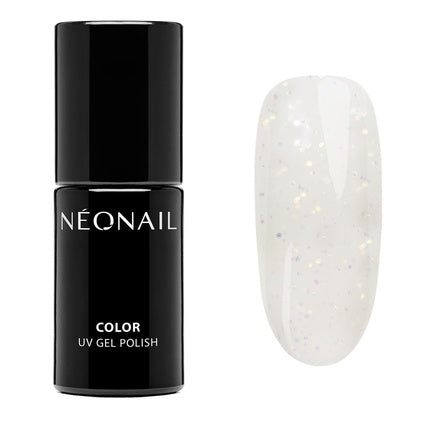 NEONAIL UV Nail Polish 7.2ml White Milky-Licious Glitter Gel Nails Nail Design Shellac