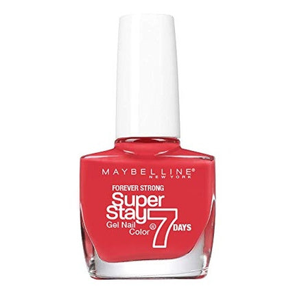 Maybelline Superstay 7 Days Tone 501 Cherry Long Lasting Gel Effect Nail Polish Color Red 501 Cherry