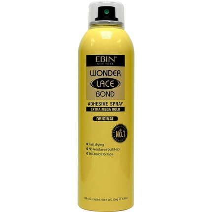 EBIN Wonder Lace Bond Spray 180ml Extra Mega Hold