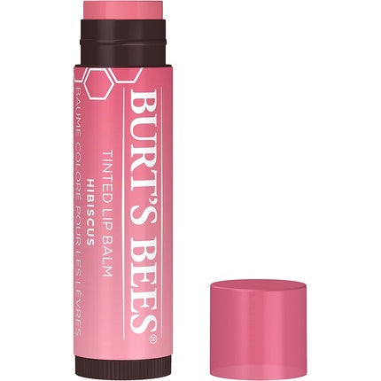 Burt's Bees Tinted Lip Balm Hibiscus Moisturizing Lip Tint with Shea Butter 4.25g