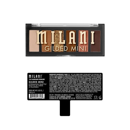 Milani Gilded Mini Eyeshadow Palette with 6 Matte and Shimmer Hues Champagne Problems