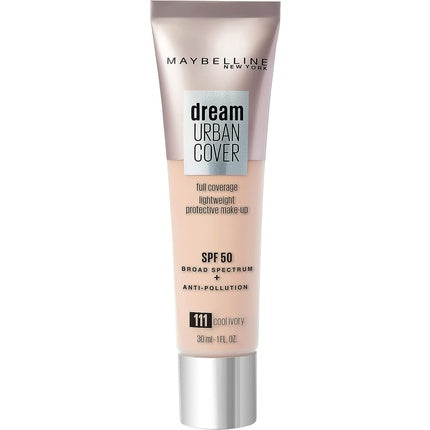Maybelline Dream Urban Cover Foundation 111 Cool Ivory Spf50 30 Ml