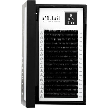 Nanolash Volume Lashes False Lashes for Professional Eyelash Extensions Volume Eyelash Extensions 11mm 0.05 D
