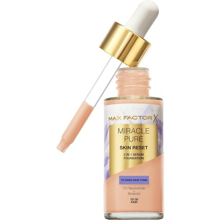 Max Factor Miracle Pure Foundation With Serum For Face 10-30 Fair 30ml