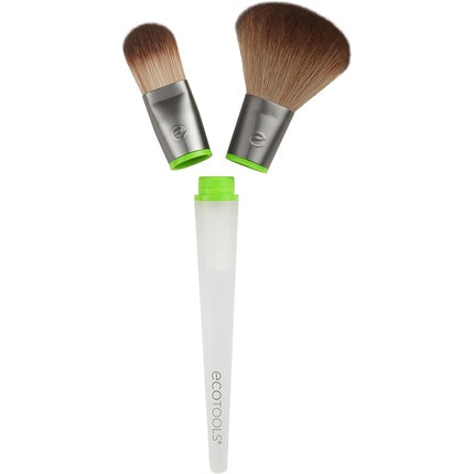 EcoTools Total Senses Foundation Brush Duo Interchangeable Makeup Brush with Aromatherapy