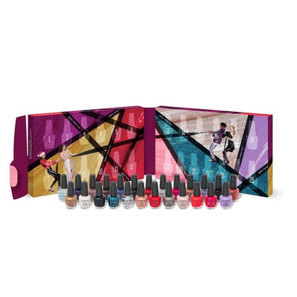 OPI Nail Lacquer Holiday 2023 Collection Terribly Nice 25pc Mini Advent Calendar Gift Set 25 x 0.125 fl oz