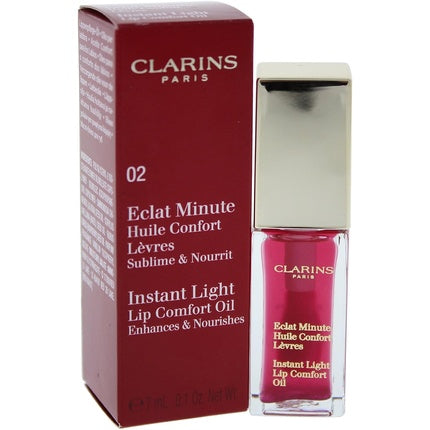 Clarins Instant Light Lip Comfort Oil 02 Raspberry 7ml