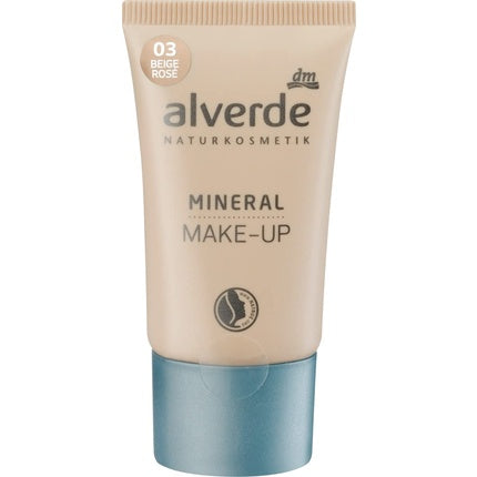 Alverde Naturkosmetik Mineral Makeup Beige Rose 03 30ml