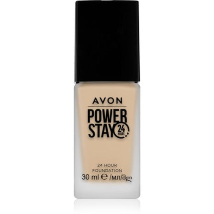 Avon Power Stay 24h Foundation - 125 G Warm Ivory, 30 ml, Matte Finish