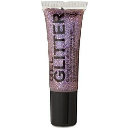 Sparkling Pink Glitter Gel for Face and Body with Fine Nib Applicator
